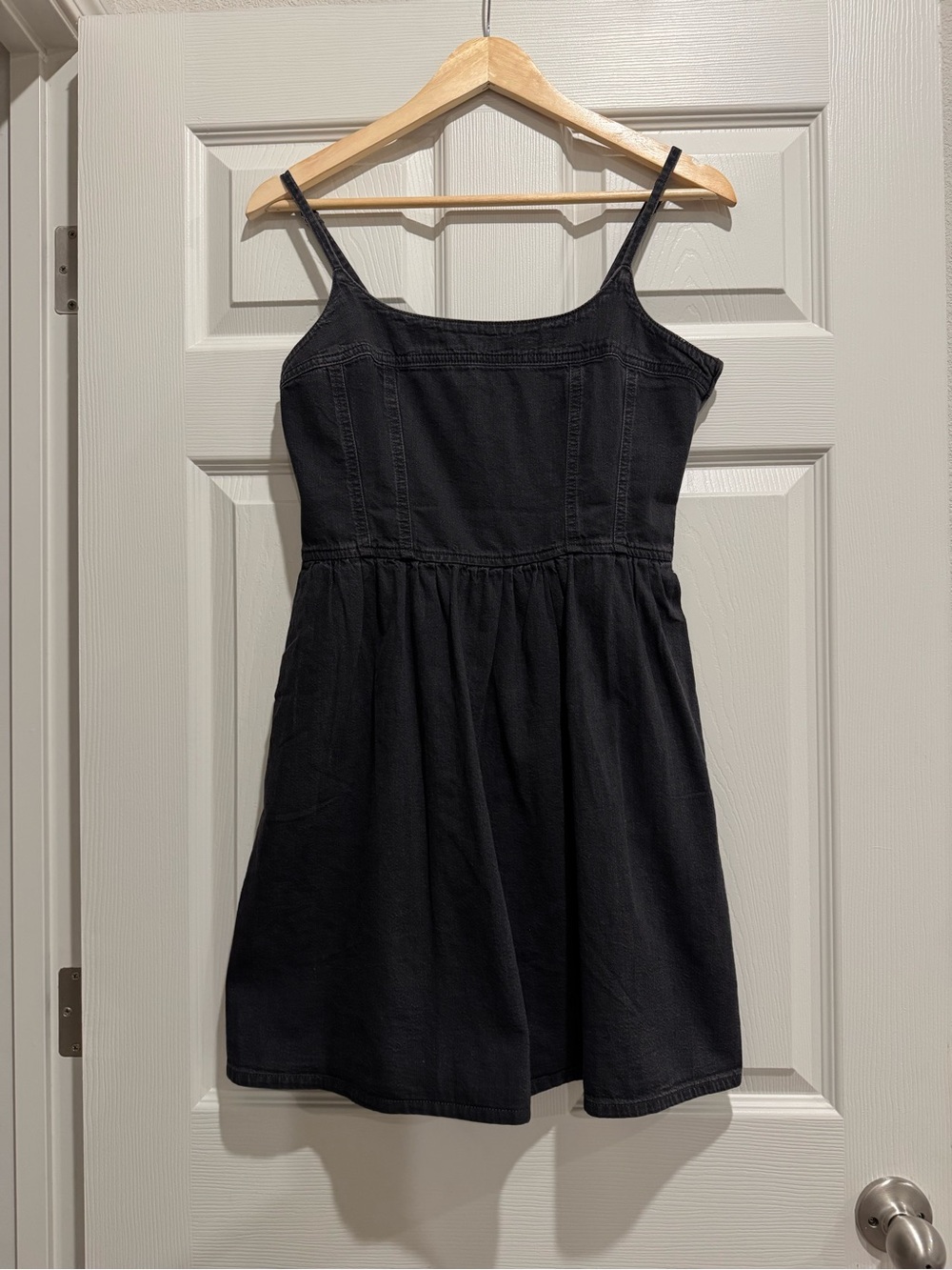 Levi's Black Spaghetti Strap Casual Dress